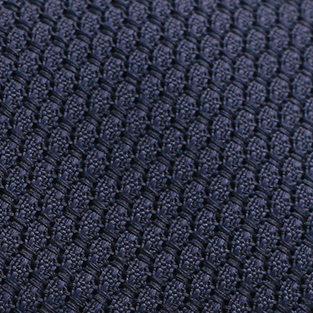 Cravate grenadine de soie marine