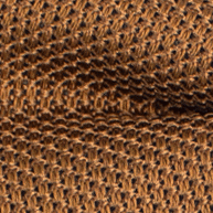 Cravate grenadine de soie marron