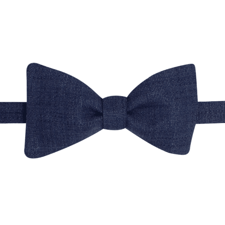 Noeud papillon uni dormeuil bleu foncé - Gentille Alouette