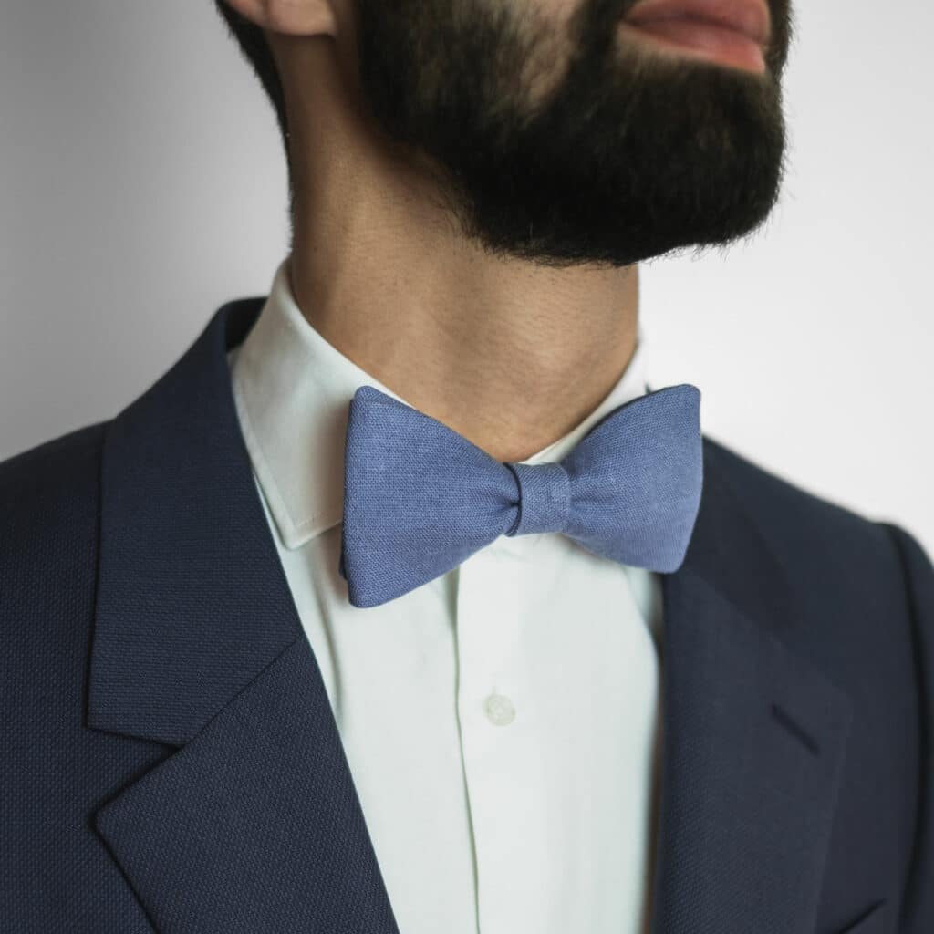 Noeud Papillon Fleuri Bleu | Garçon 2-16 Ans | La Faute à Voltaire