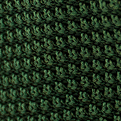 Cravate tricot de soie vert sapin