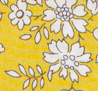 Pochette de costume Liberty Capel jaune safran