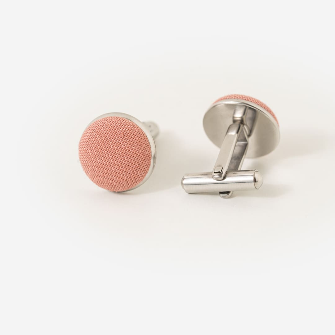 boutons de manchette vieux rose made in france gentille alouette