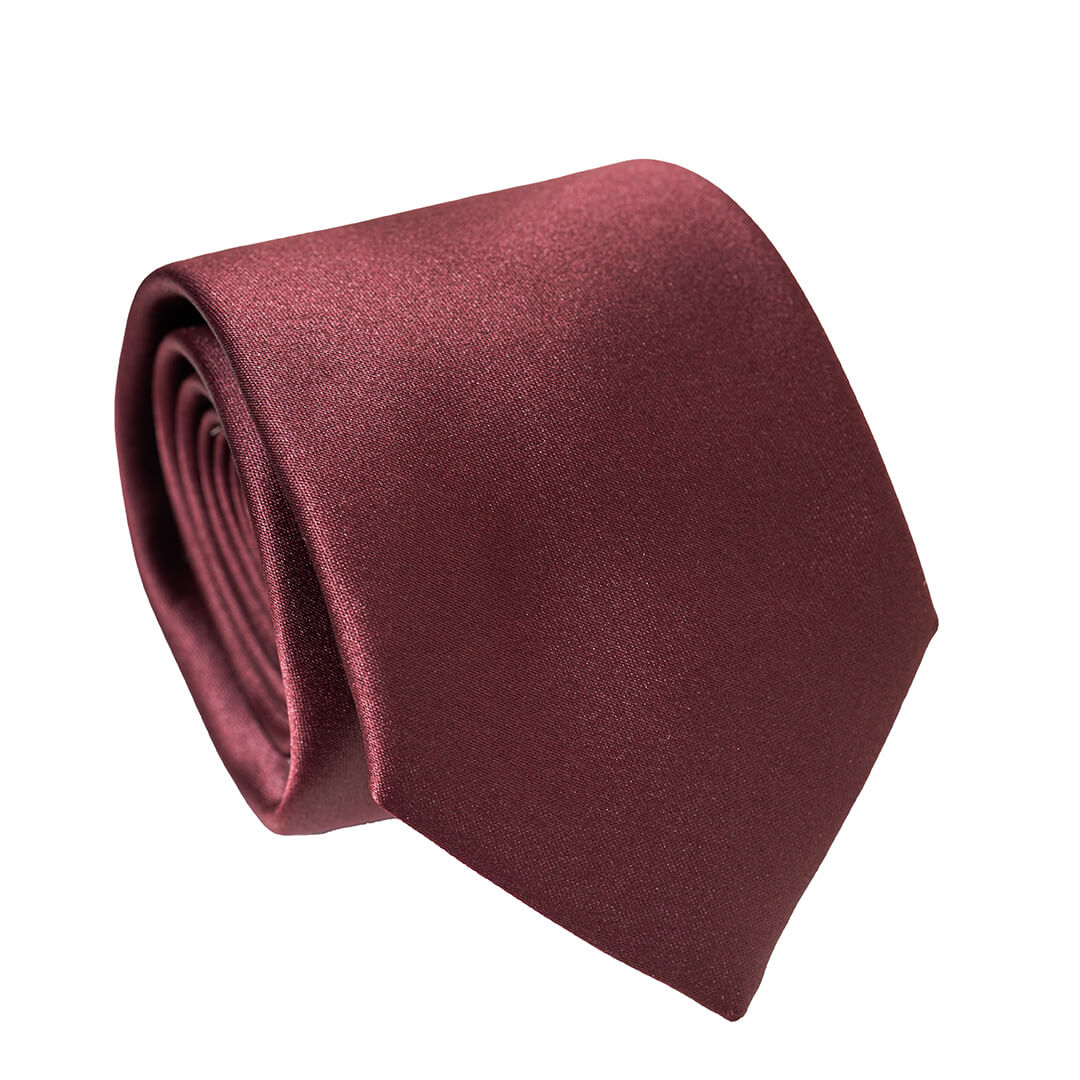 cravate satin bordeaux gentille alouette