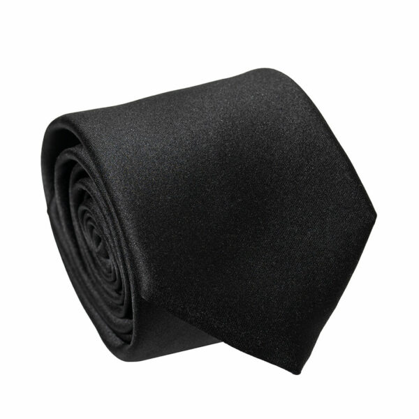cravate satin noir gentille alouette