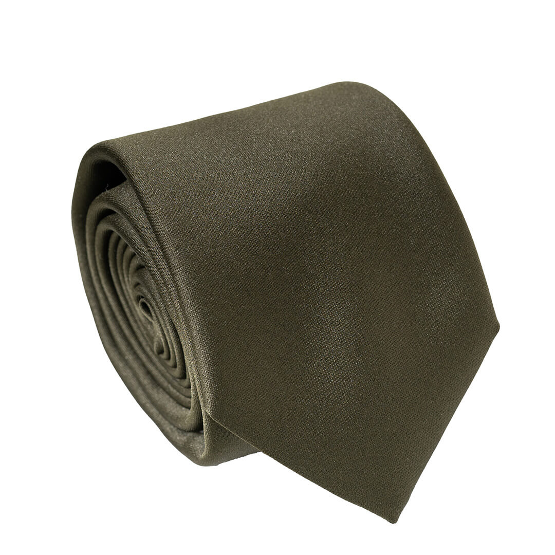cravate satin vert gentille alouette