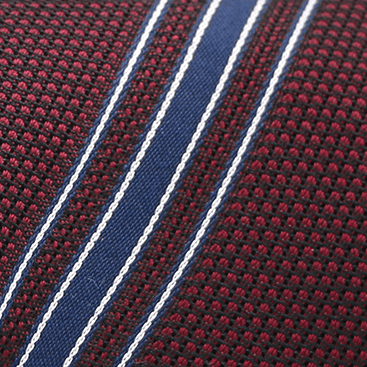 Cravate grenadine de soie Club