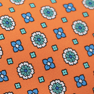 Cravate Soie Sartorial Orange