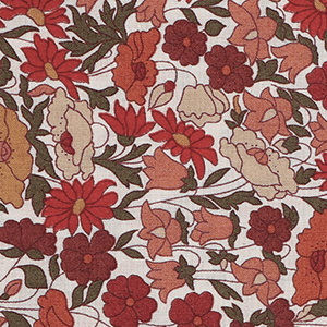 Cravate Liberty Poppy noisette