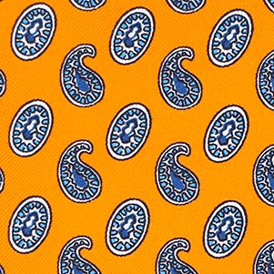 Pochette de costume Soie Sartorial Orange