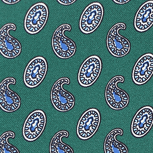 Pochette de costume Soie Sartorial Vert Forêt